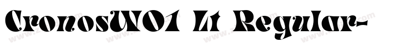 CronosW01 Lt Regular字体转换 CronosW01 Lt Regular字体转换